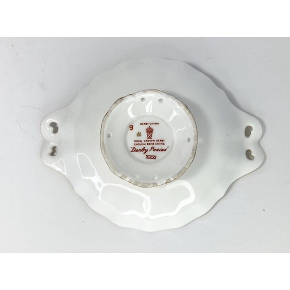 Royal Crown Derby POSIES Porcelain Small Oven Duchess Sweet Trinket Bowl, 5 3/8” - Picture 4 of 5